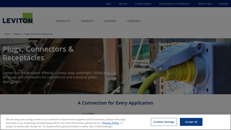 Plugs, Connectors & Receptacles