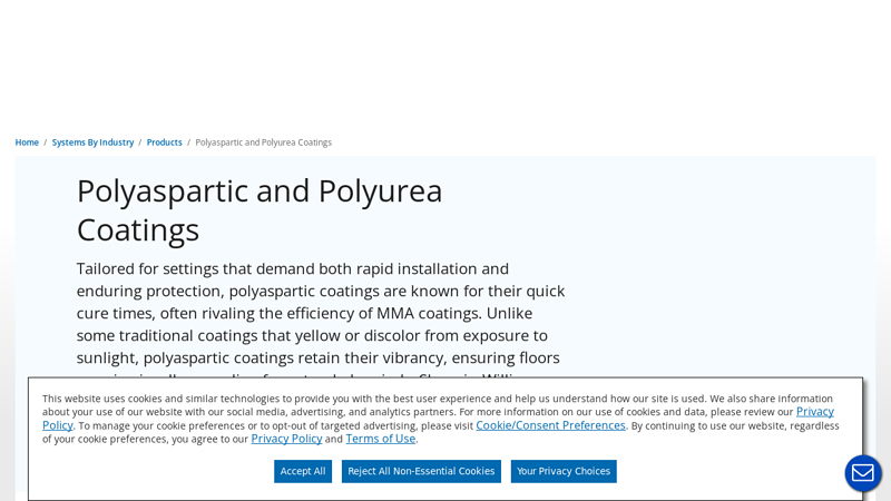 Polyaspartic and Polyurea Coatings