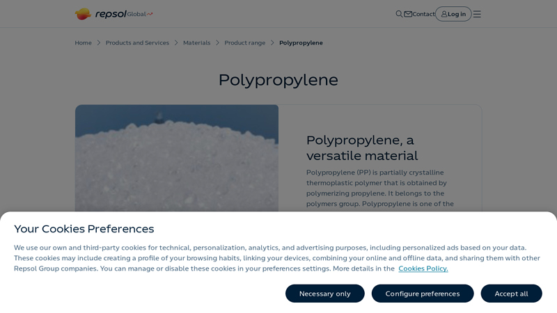 Polypropylene, a versatile material