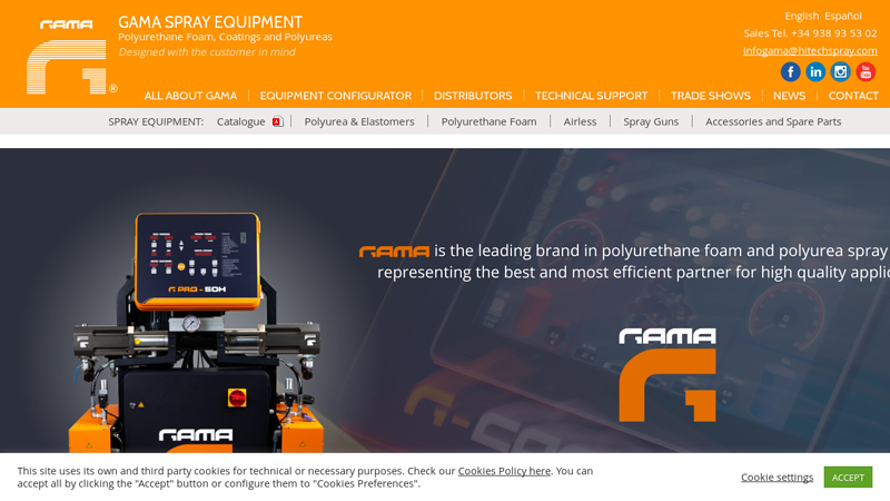 Polyurethane Foam and Polyurea Spray Equipment Machinery