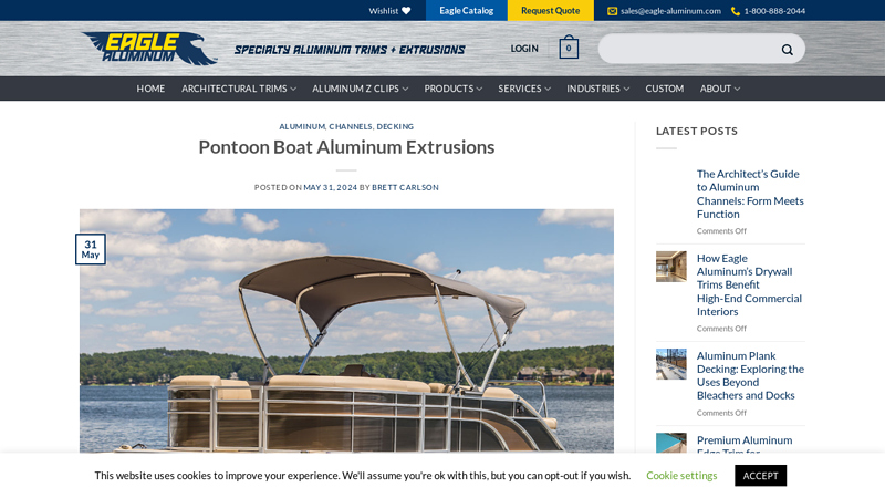 Pontoon Boat Aluminum Extrusions