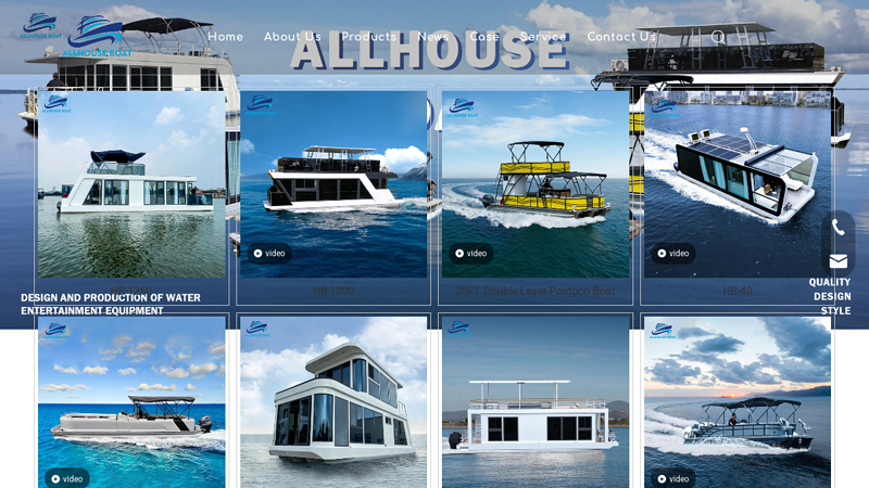 pontoon boat, house boat, aluminum boat Manufacturer & Supplier ...