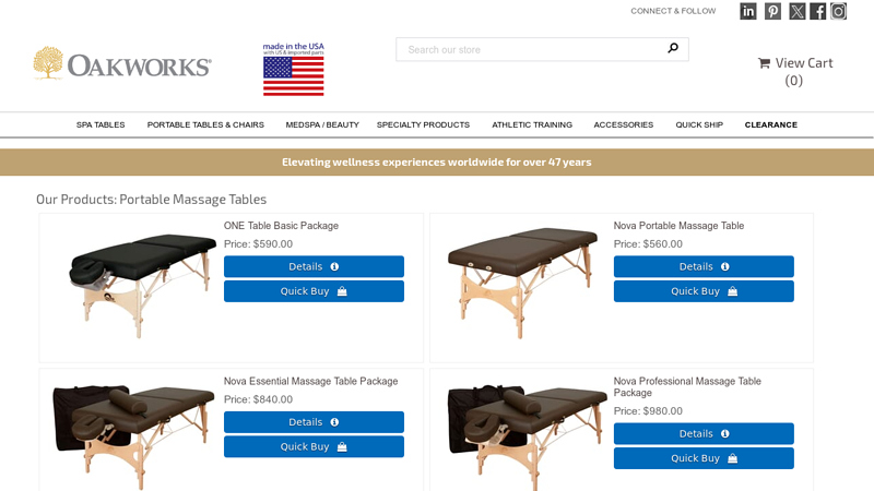 Portable Massage Tables