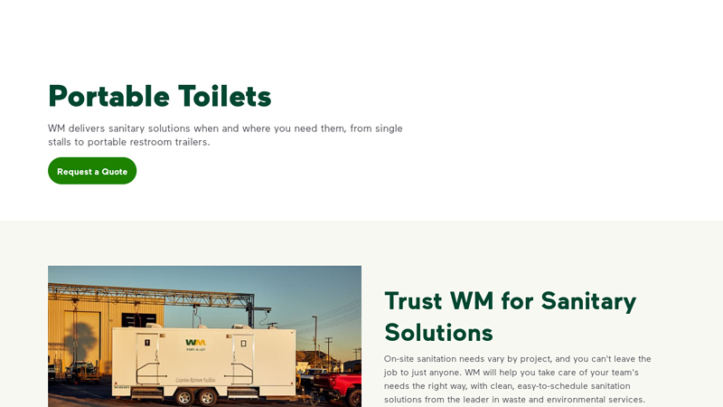 Portable Toilet & Restroom Rentals