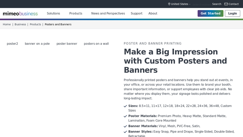 Poster & Custom Banner Printing Services
