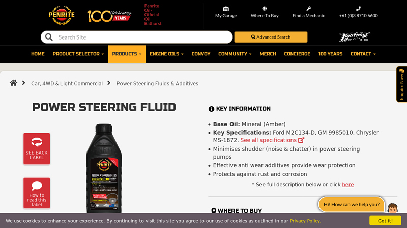 POWER STEERING FLUID