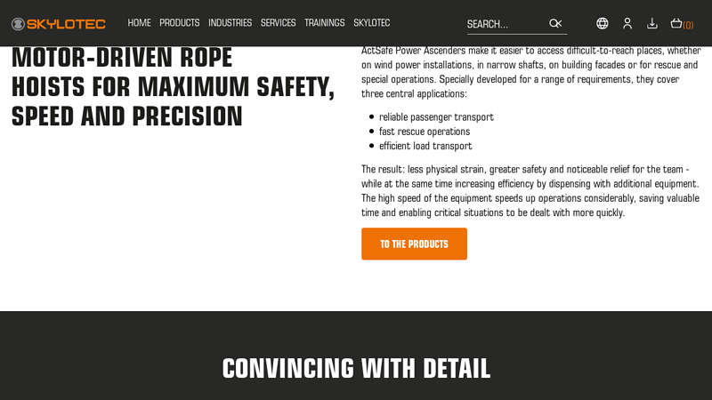 Powerful power ascenders for height access and rescue