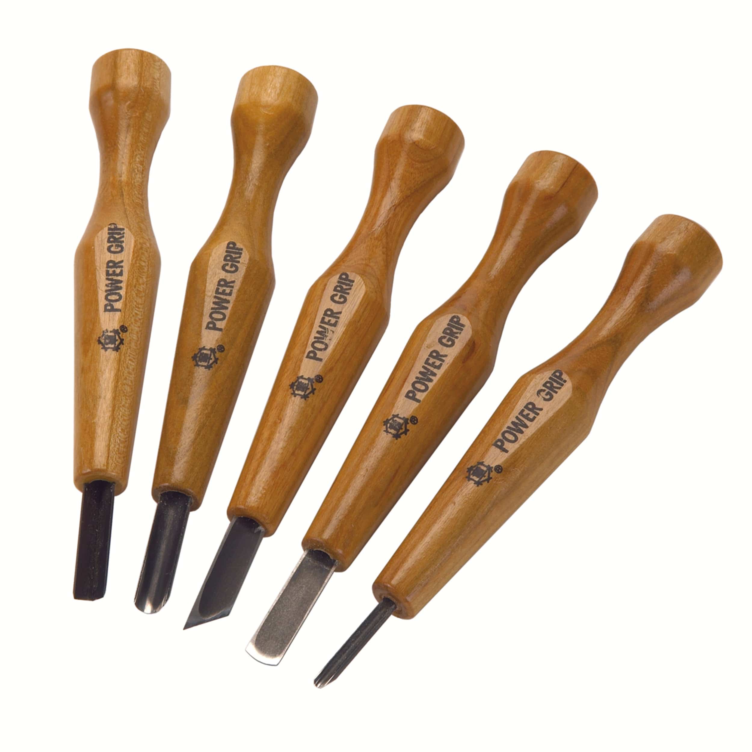Powergrip 5 Piece Carving Tool Set