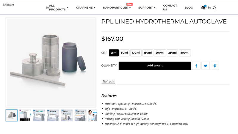 PPL Lined Hydrothermal Autoclave Manufacturer and Supplier