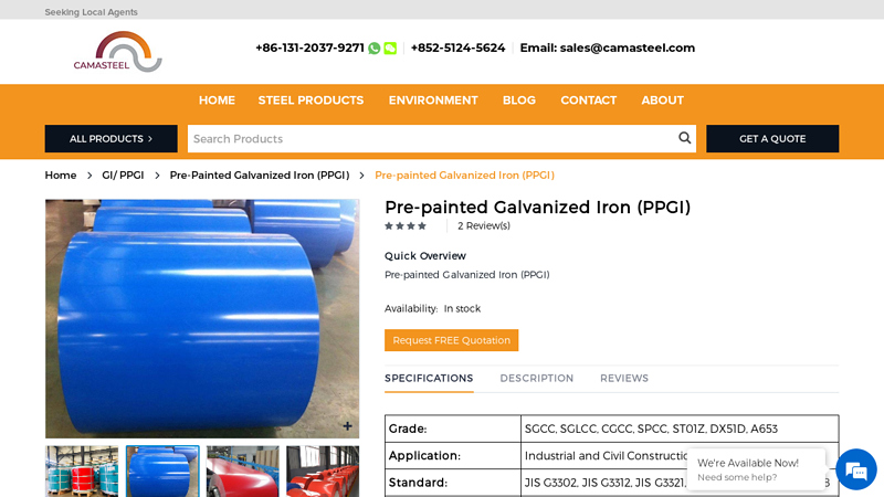 Pre Painted Galvanized Iron for Sale Online
