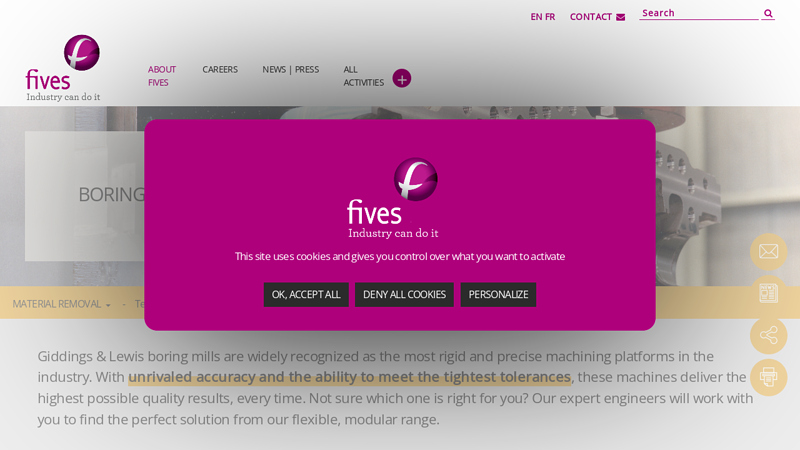 Precision boring mill solutions