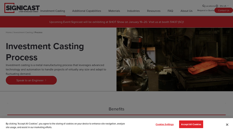 Precision Investment Casting Process
