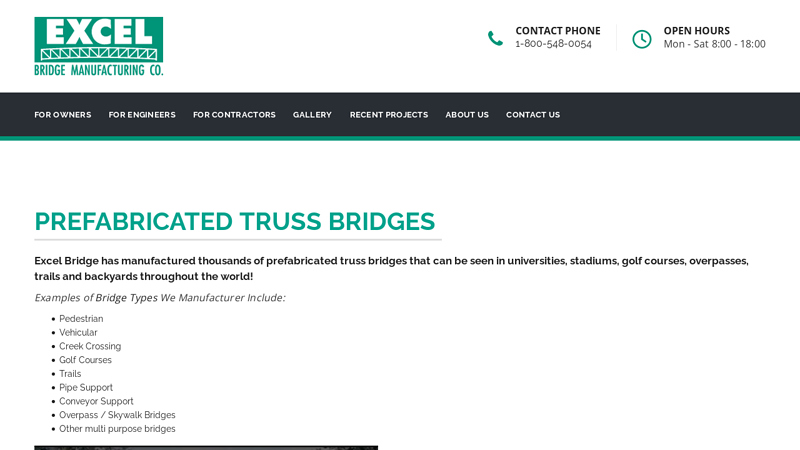 Prefabricated Truss Bridges