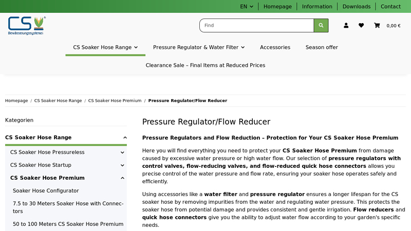 Premium Pressure Regulator and Flow Reducer