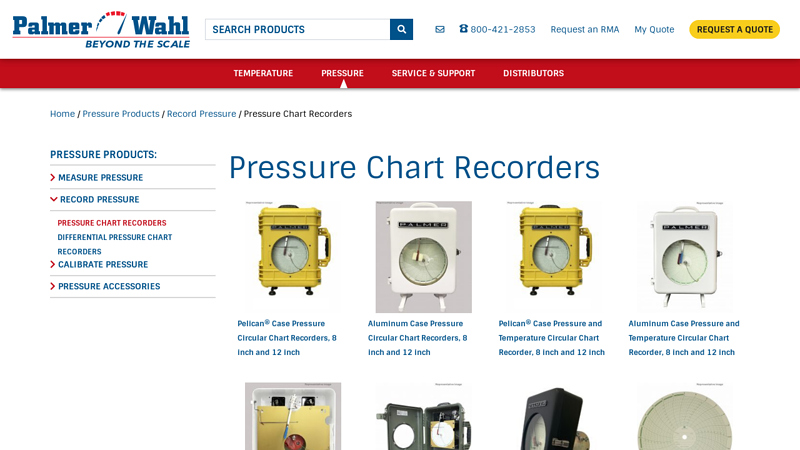 Pressure Chart Recorders