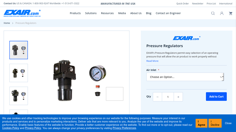 Pressure Regulators