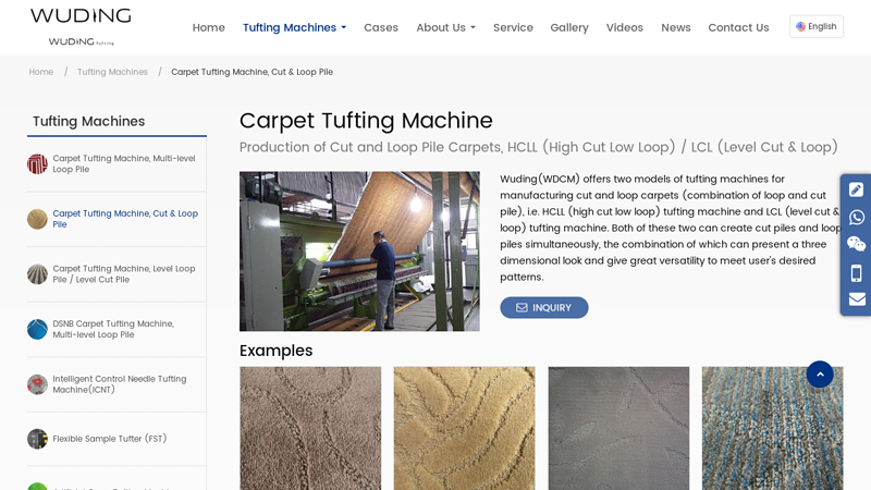 Production of Cut and Loop Pile Carpets, HCLL ...