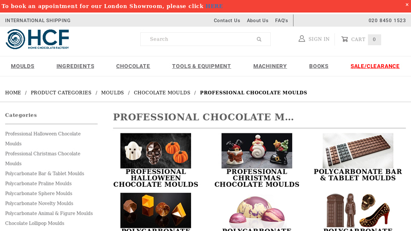 Professional Chocolate Moulds