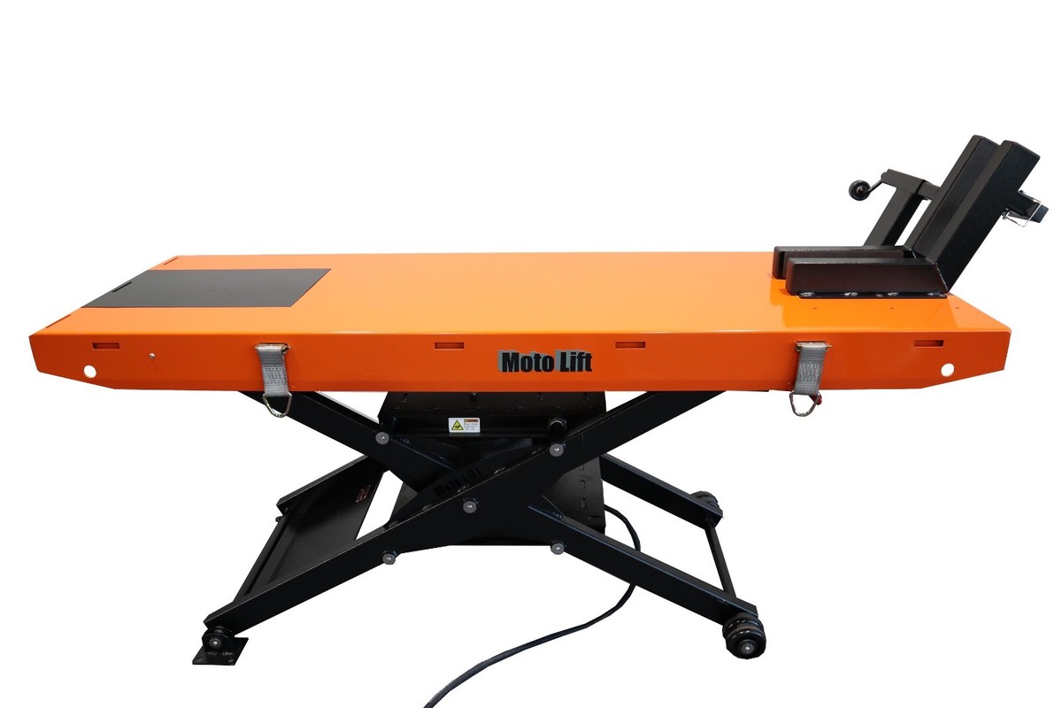 Professional grade Motorcycle Lift tables and accessories.