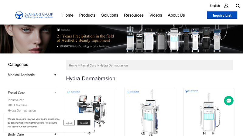 Professional Hydradermabrasion Machines