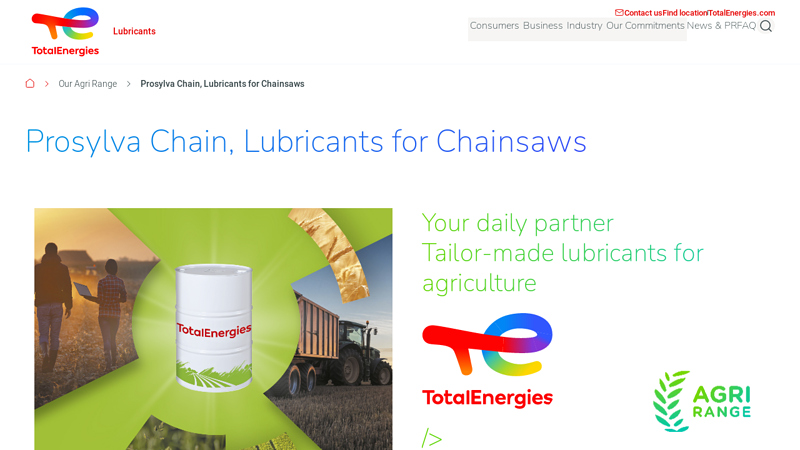 Prosylva Chain, Lubricants for Chainsaws