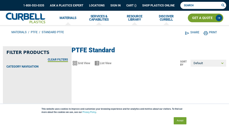 PTFE Standard