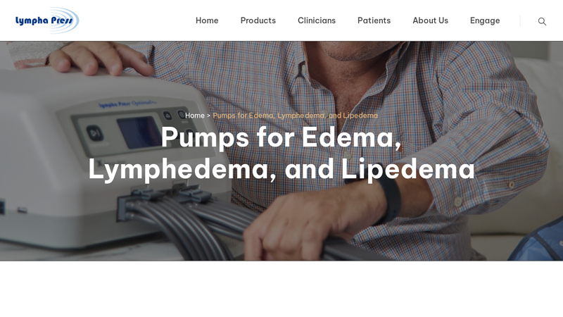 Pumps for Edema, Lymphedema, and Lipedema