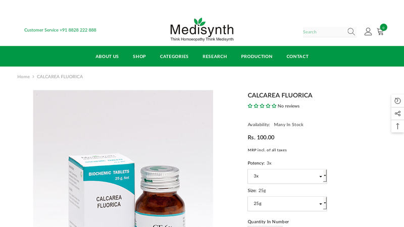 Purchase Now Calcarea Fluorica