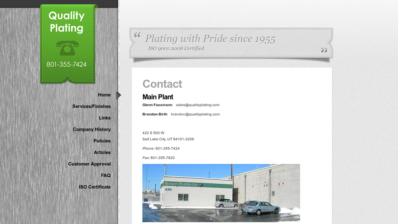 Quality Plating Co., Inc.