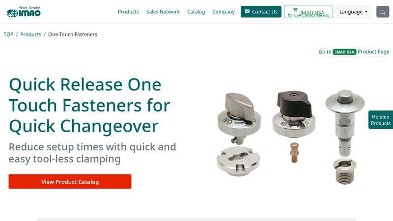 Quick Release Fasteners - Quarter Turn & Ball Lock Fasteners