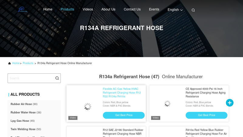 r134a refrigerant hose