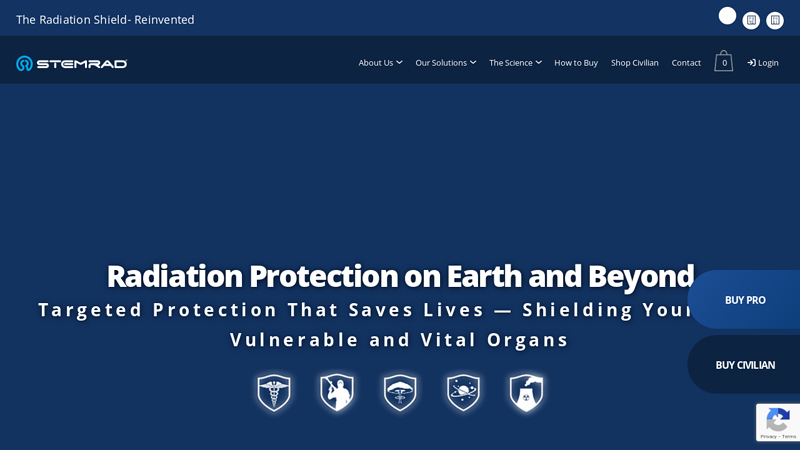 Radiation Protection Products. Radiation Shield by StemRad