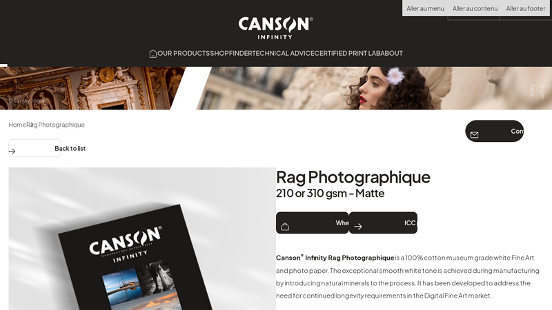 Rag Photographique 210 or 310