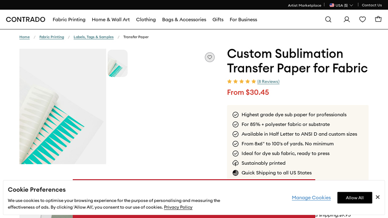 Ready Printed Transfer Paper