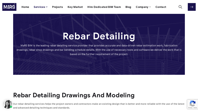 Rebar Detailing Services for structural reinforcement