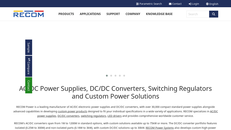 RECOM: DC/DC & AC/DC Converter