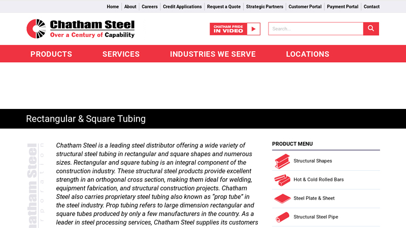 Rectangular & Square Tubing