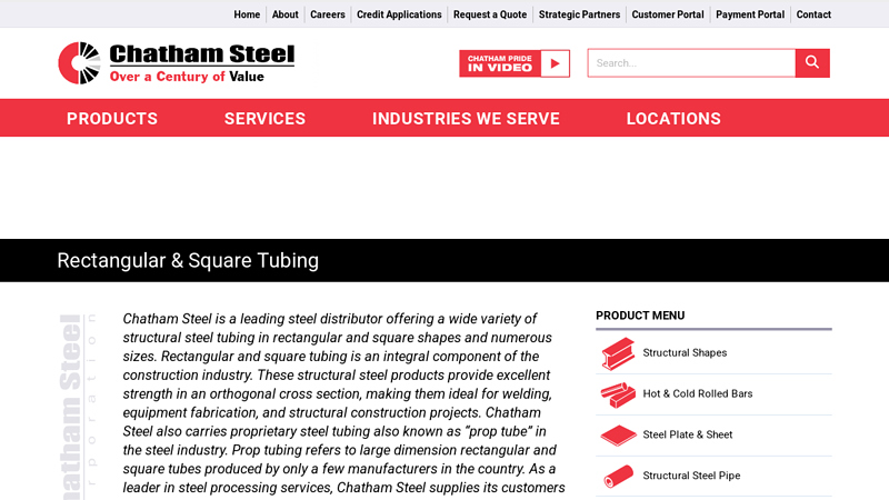 Rectangular & Square Tubing