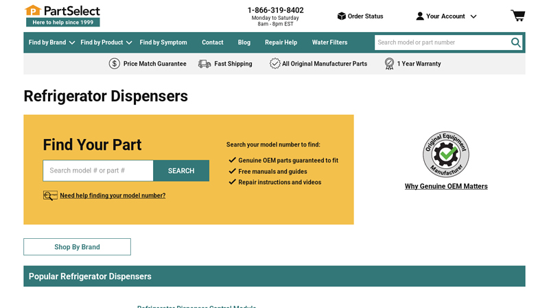 Refrigerator Dispensers