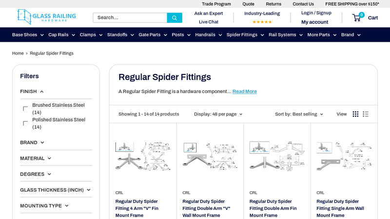Regular Spider Fittings