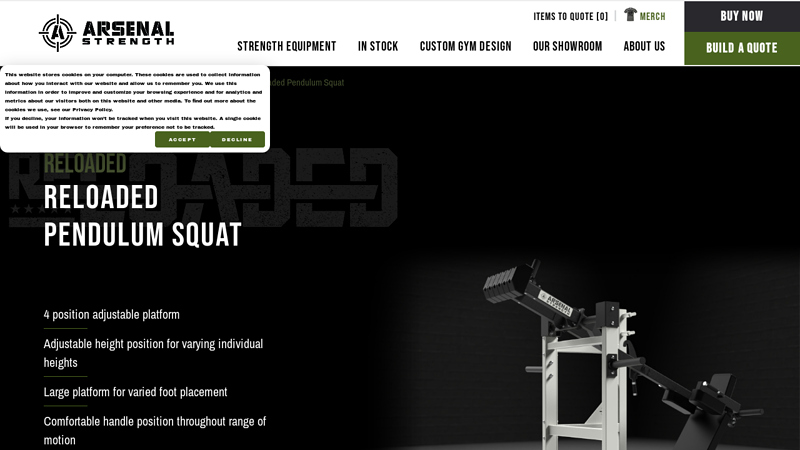 Reloaded Pendulum Squat