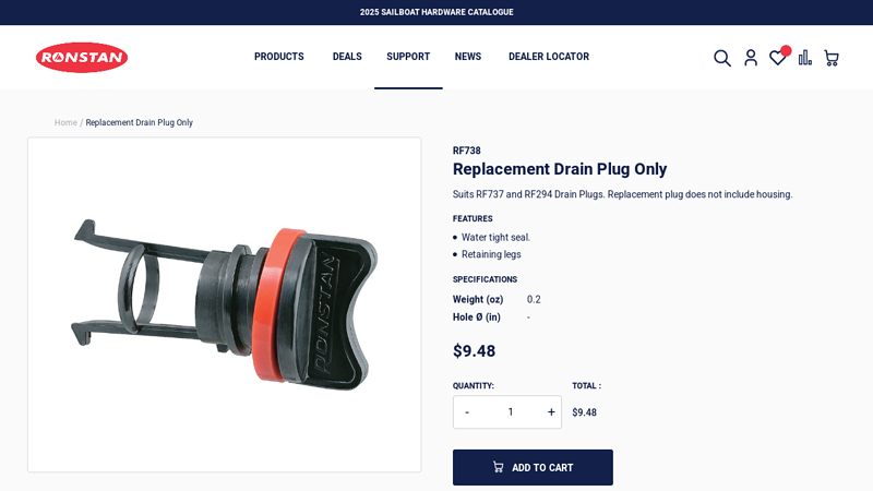 Replacement Drain Plug Only