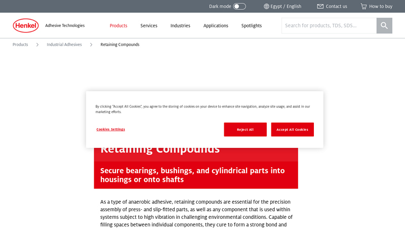 Retaining Compounds