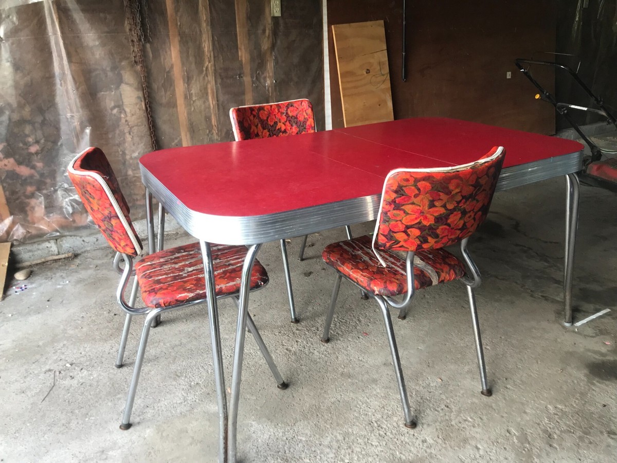 Retro Formica Table Chairs
