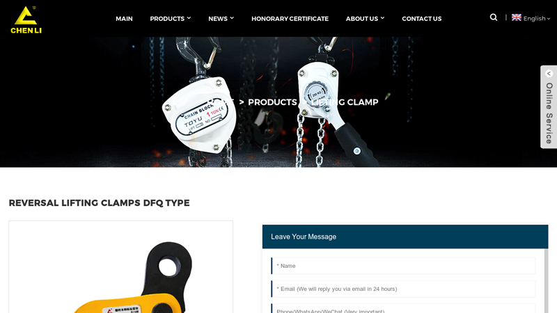 reversal lifting clamps dfq type