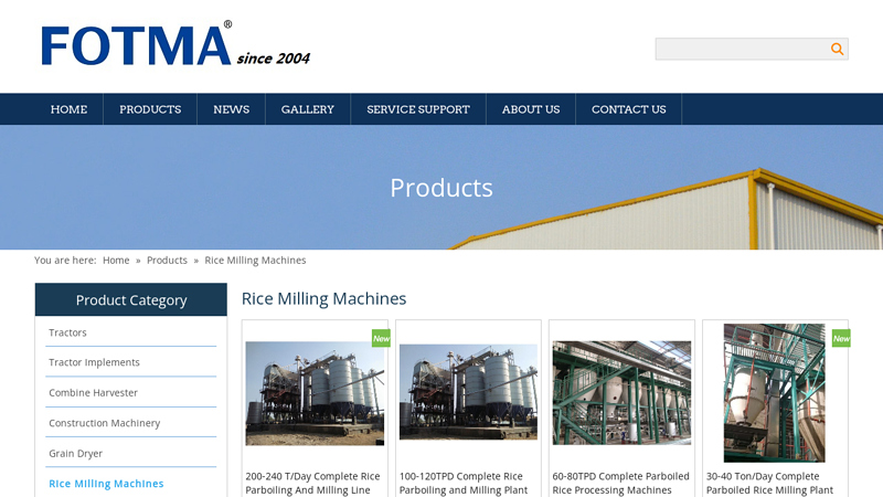 Rice Milling Machines