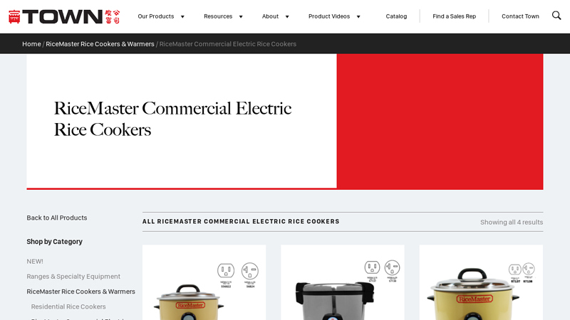 RiceMaster Commercial Electric Rice Cookers