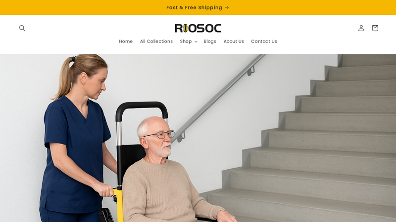 Riosoc Electric Stair Climbing Wheelchair for Effortless Access