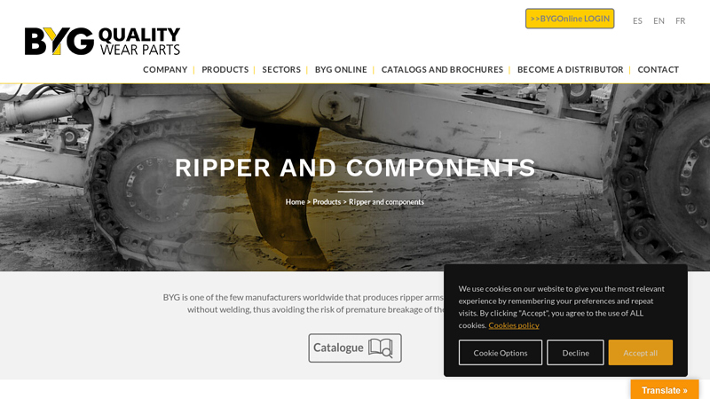 Ripper and components