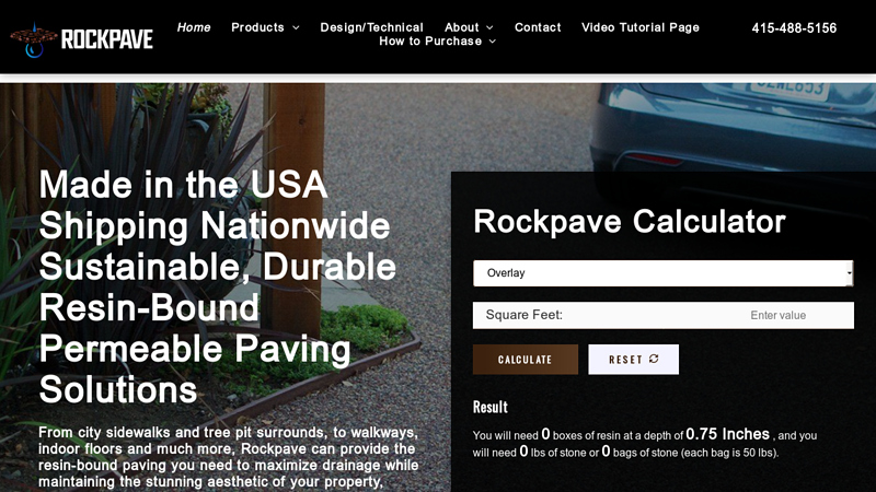 Rockpave: Permeable Resin